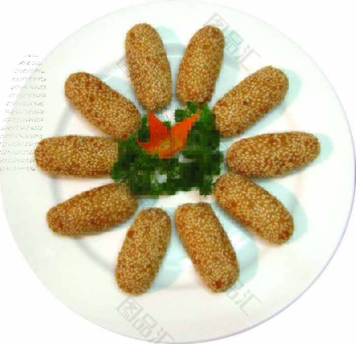 香酥芝麻枣图片