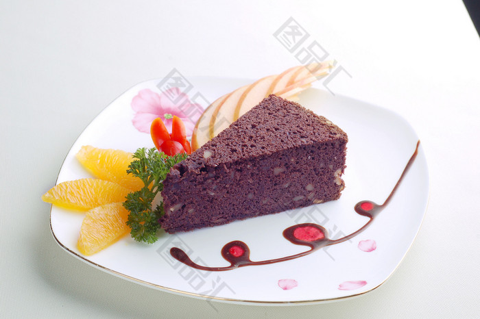 黑桃蛋糕图片