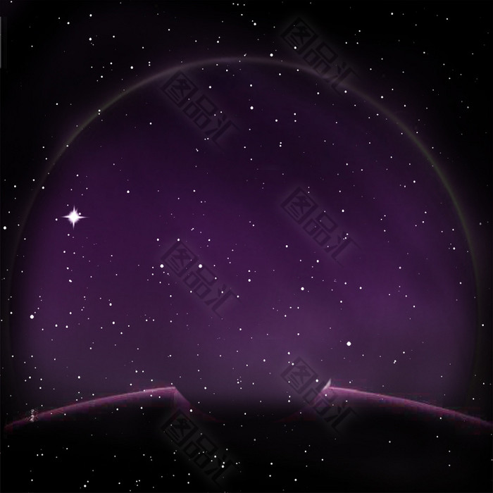 蓝紫星空主图背景 图品汇