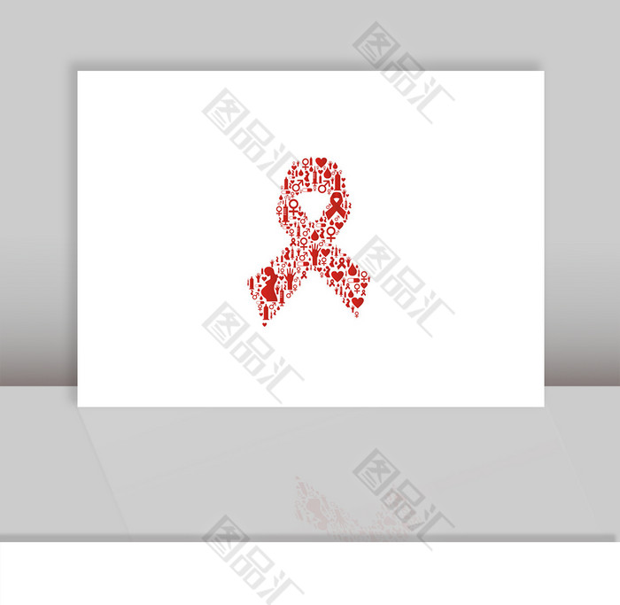创意艾滋标志素材